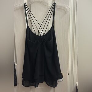 Strappy black cami